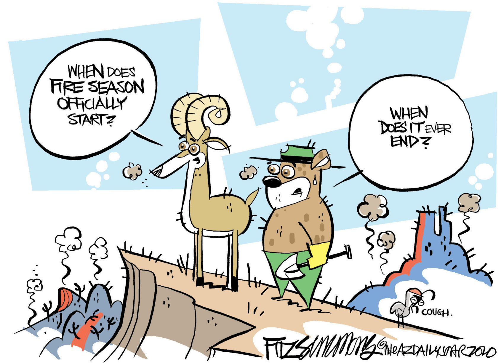 Daily Fitz Cartoon: Fire Season